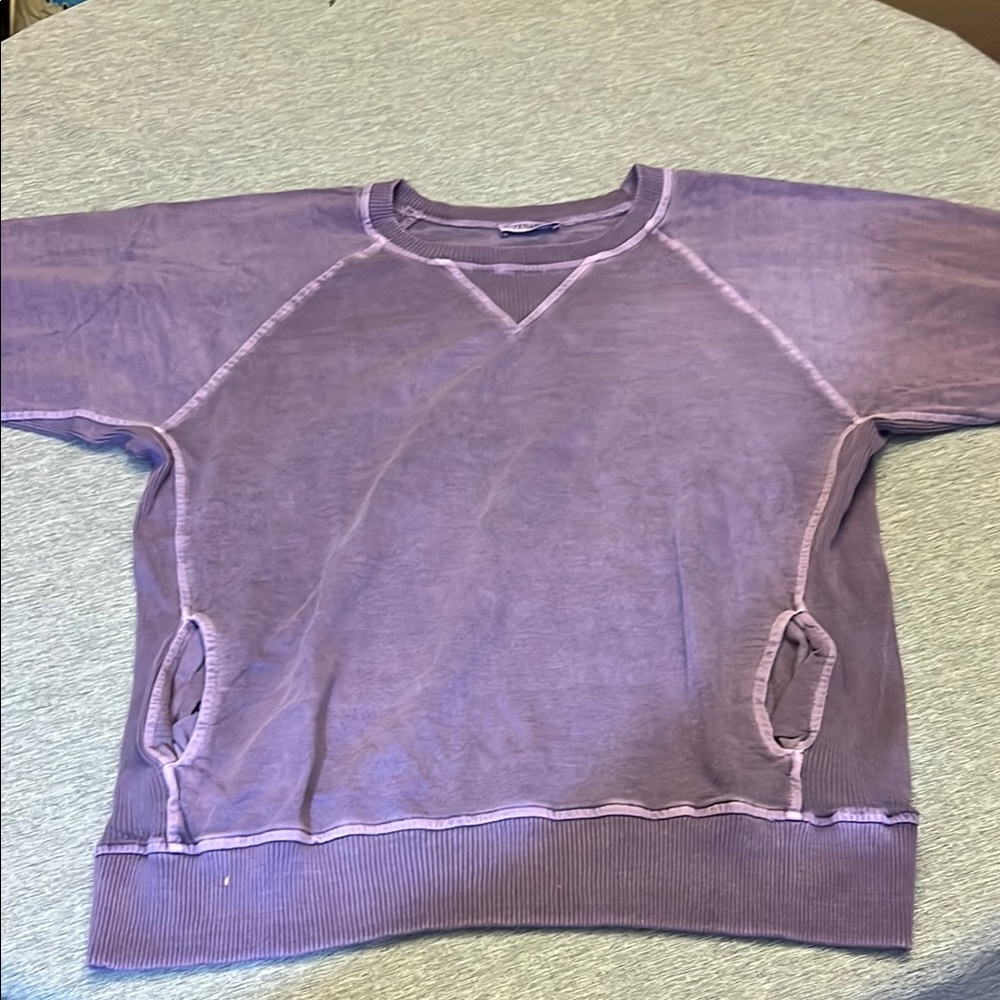 Zenana Lavender Pullover Top
